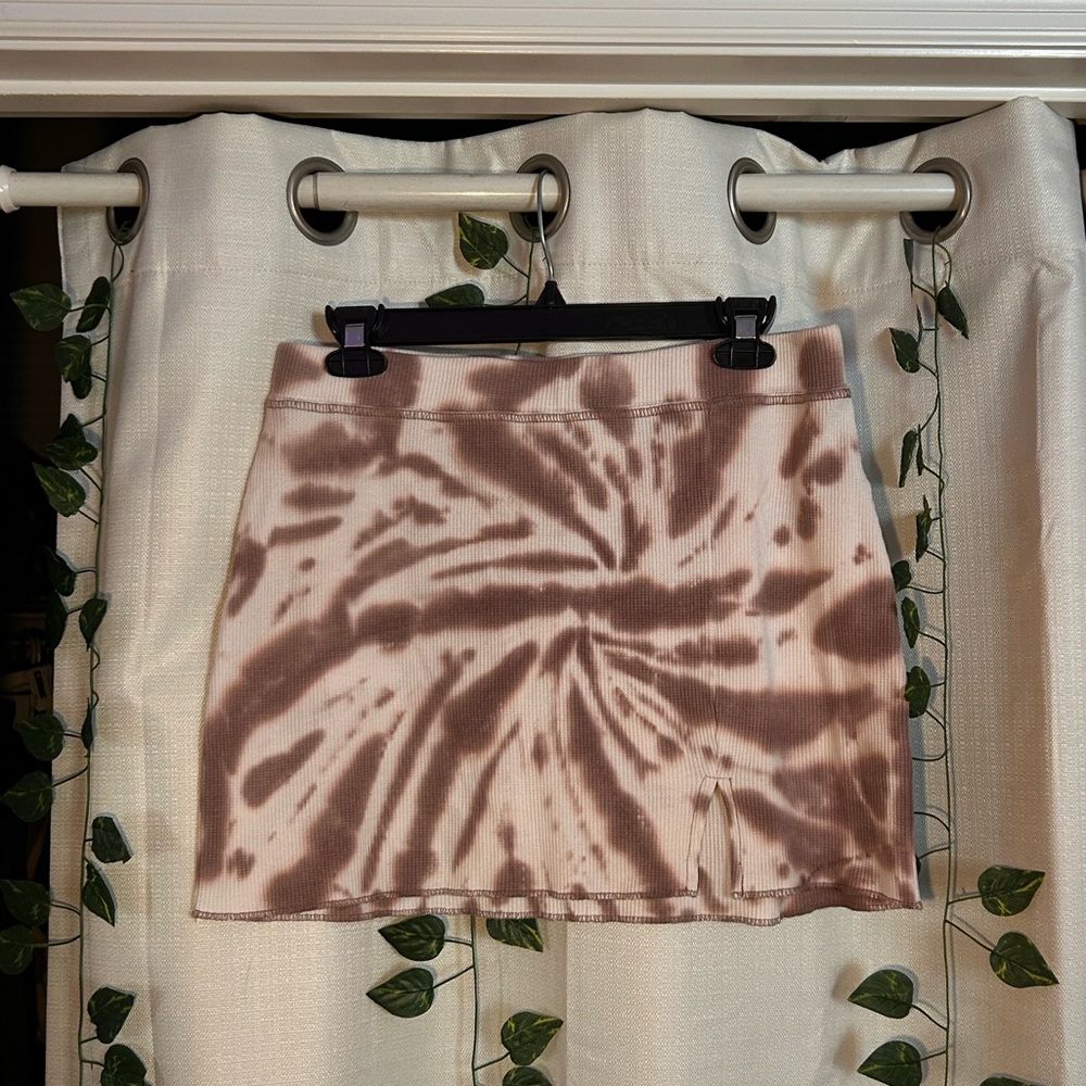 Tie-Dye Mini Skirt